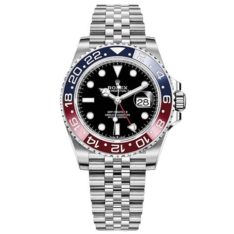 rolex gmt-master ii pepsi luxury men's watch 126710blro-0001 126710blro-0001-sd|rolex 126710blro price.